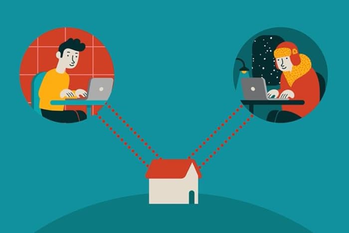 WEPN device dashboard showing network monitoring interface with real-time connection status and performance metrics